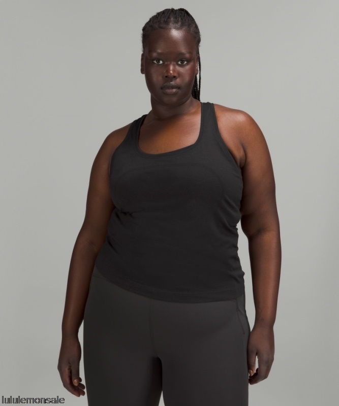 Lululemon Damen DELULU521 | Black Swiftly Tech Racerback Tank Top 20 Rennlänge